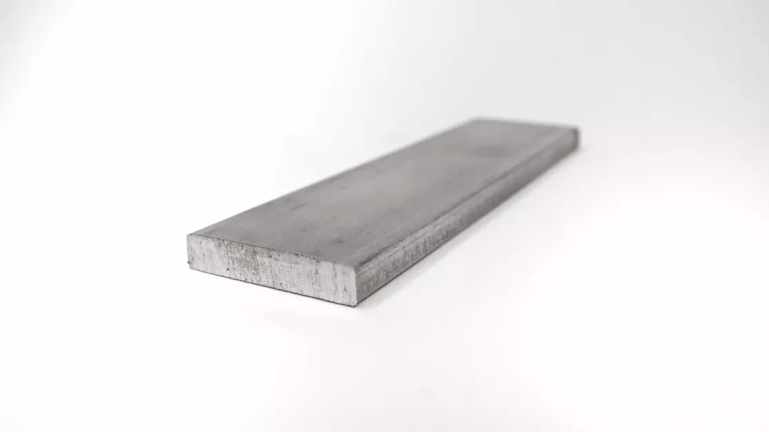 Alberts 473044 flat tube | aluminium, silver anodized | 1000 x 30 x 2 mm